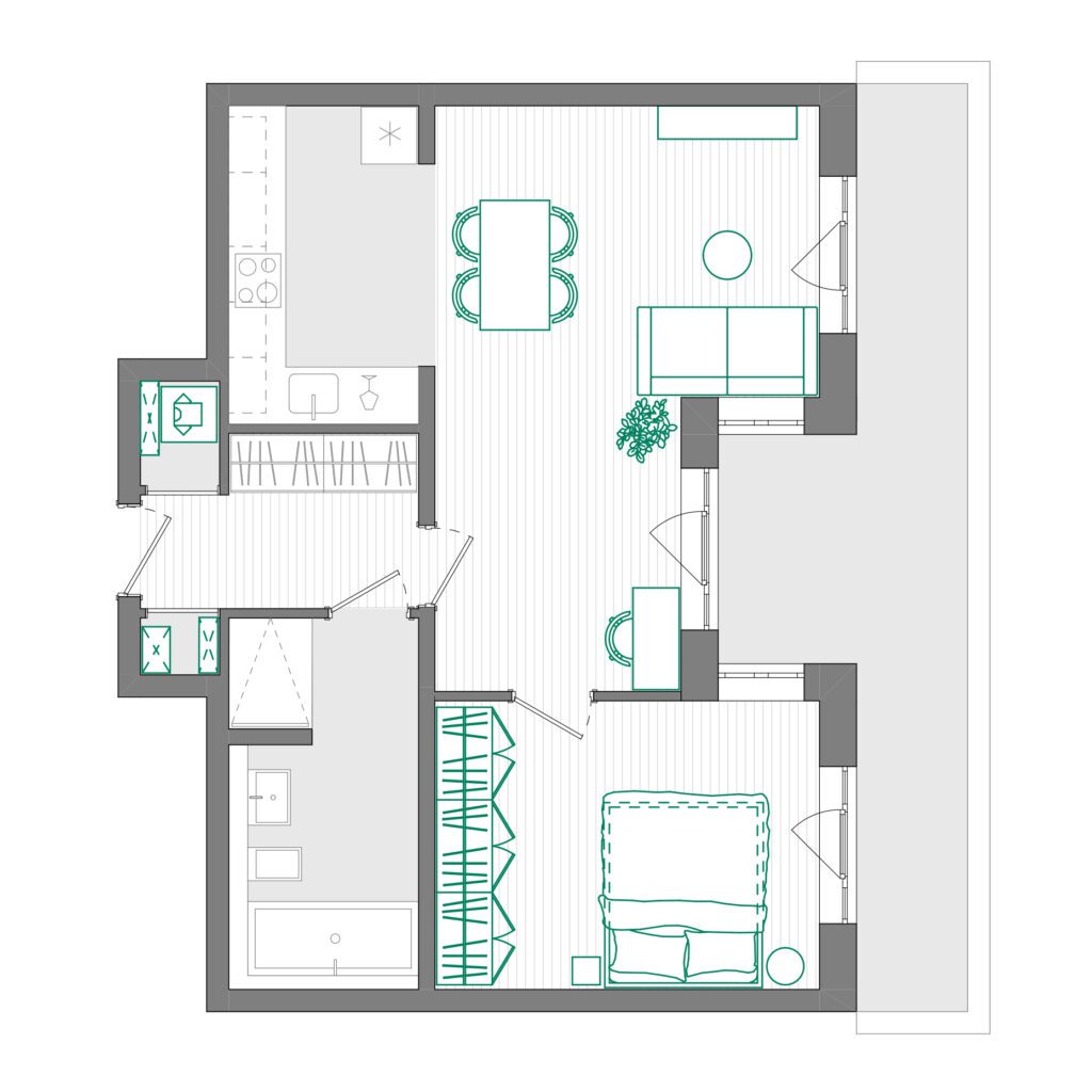 Apartment's plan