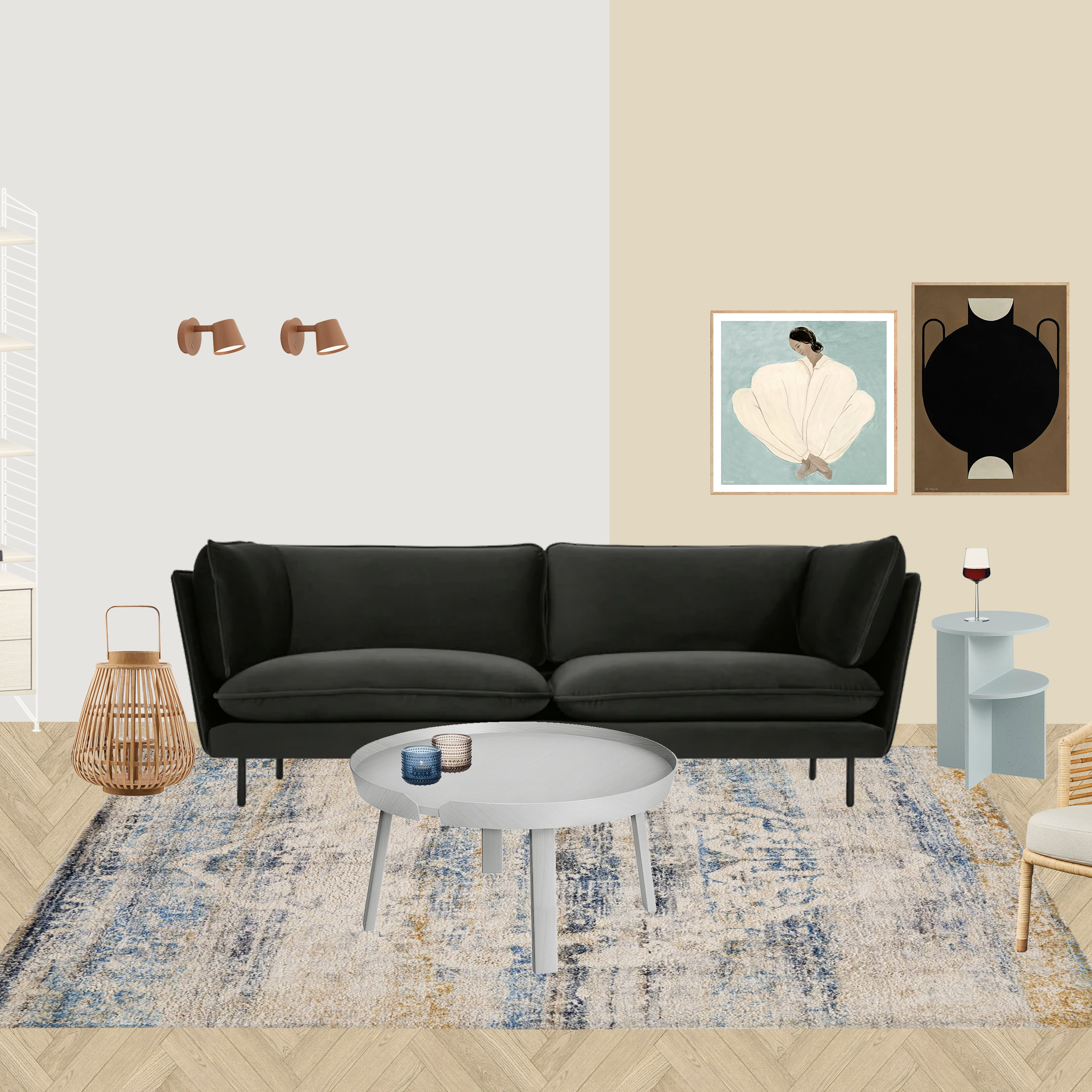 living-room-beige-and-blue